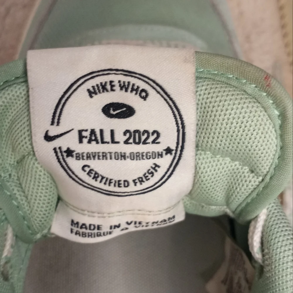 Nike Classic Air Force 1 '07 LV8 Certified Fresh 2022 Release Enamel Green Sail - Picture 10 of 12